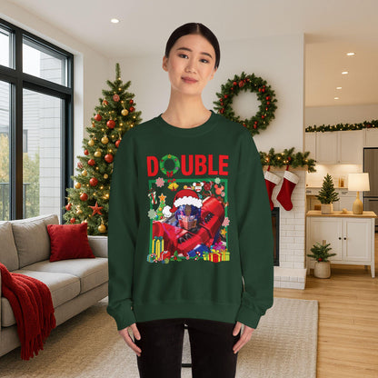 Double Optimus Prime Inspired Christmas Sweatshirt | Transformers Hero Holiday Sweater