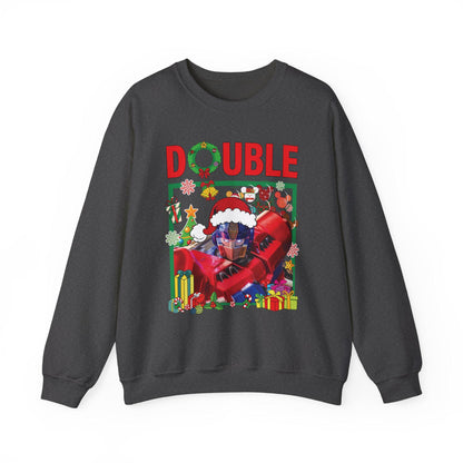 Double Optimus Prime Inspired Christmas Sweatshirt | Transformers Hero Holiday Sweater