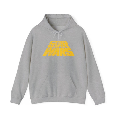 Vintage Distressed Star Wars Logo Fleece Pullover Hoodie
