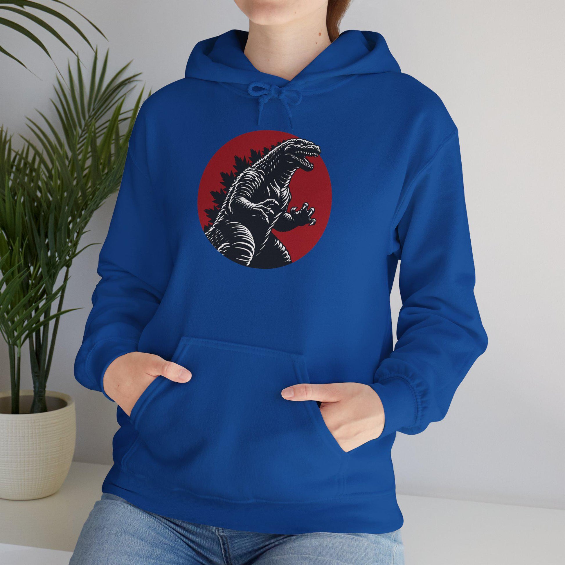 Kaiju Godzilla Hoodie | Japanese Monster Graphic Unisex Hoodie