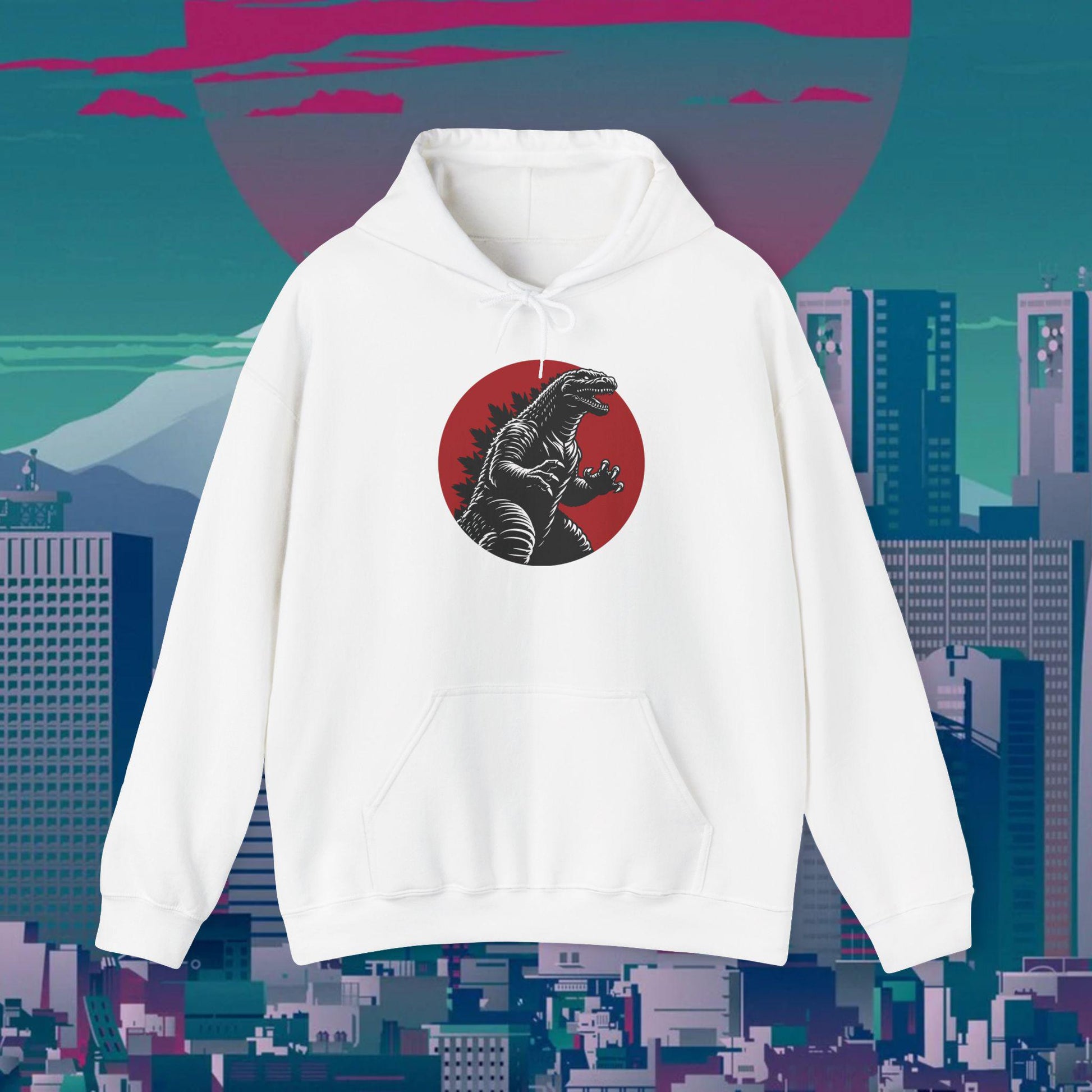 Kaiju Godzilla Hoodie | Japanese Monster Graphic Unisex Hoodie