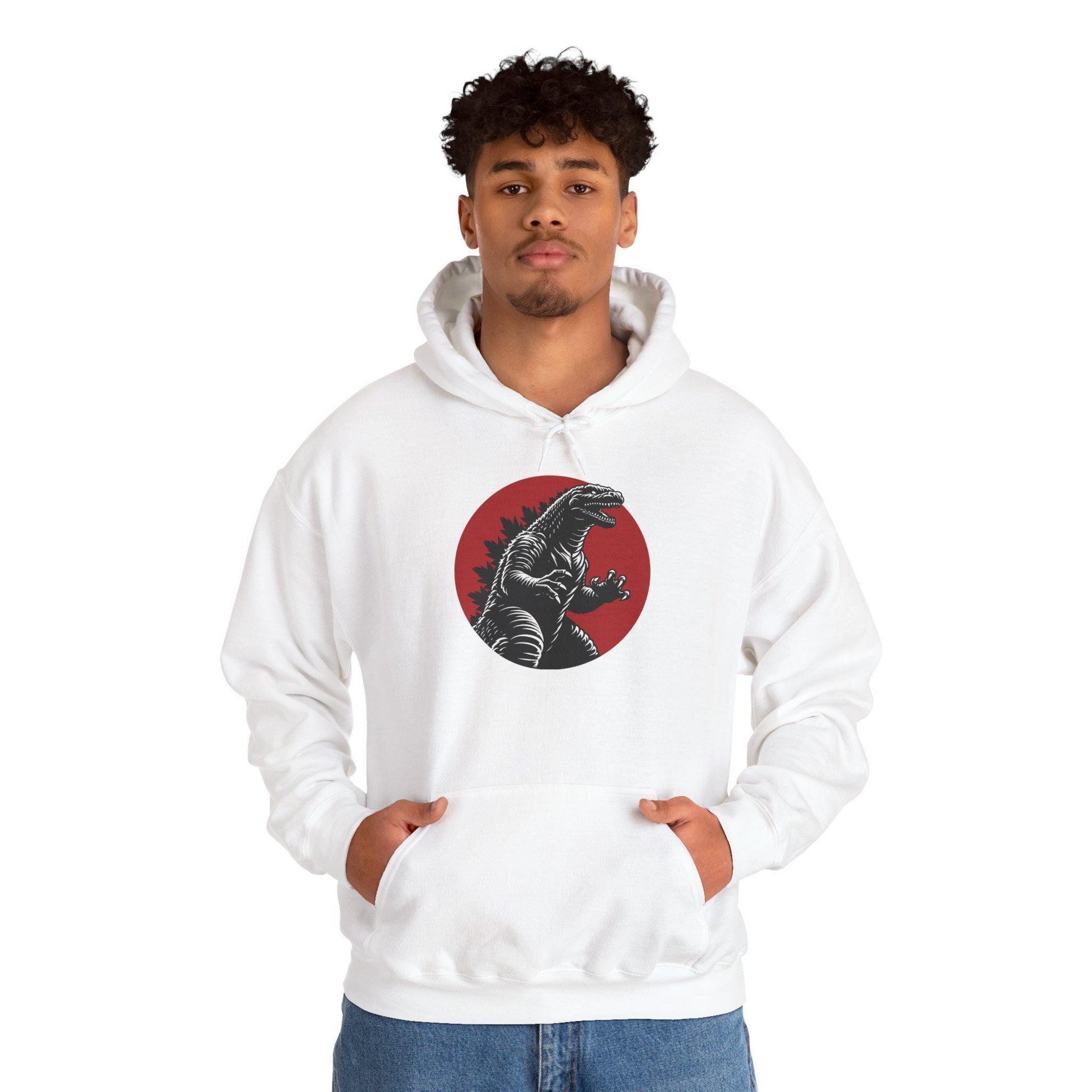 Kaiju Godzilla Hoodie | Japanese Monster Graphic Unisex Hoodie