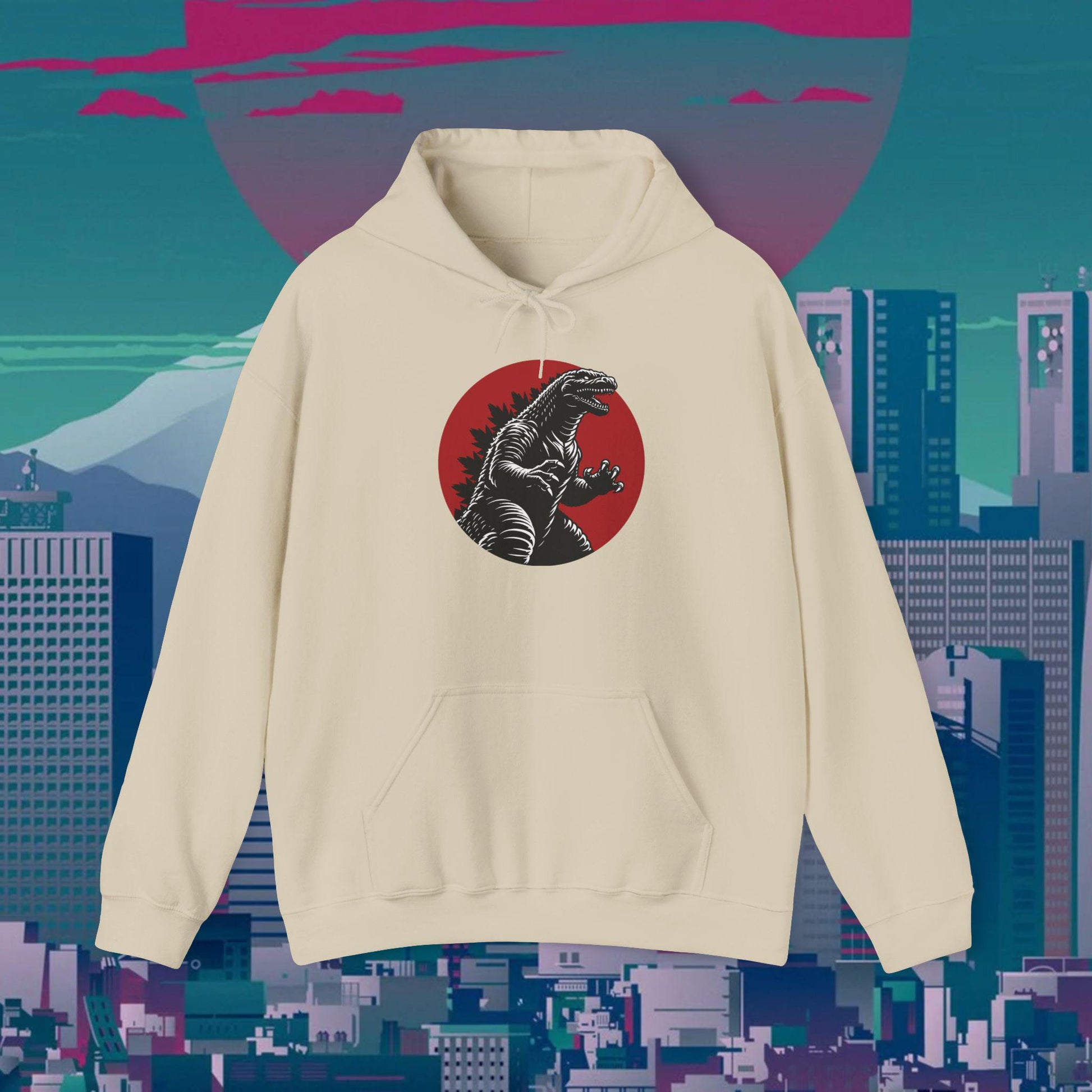 Kaiju Godzilla Hoodie | Japanese Monster Graphic Unisex Hoodie