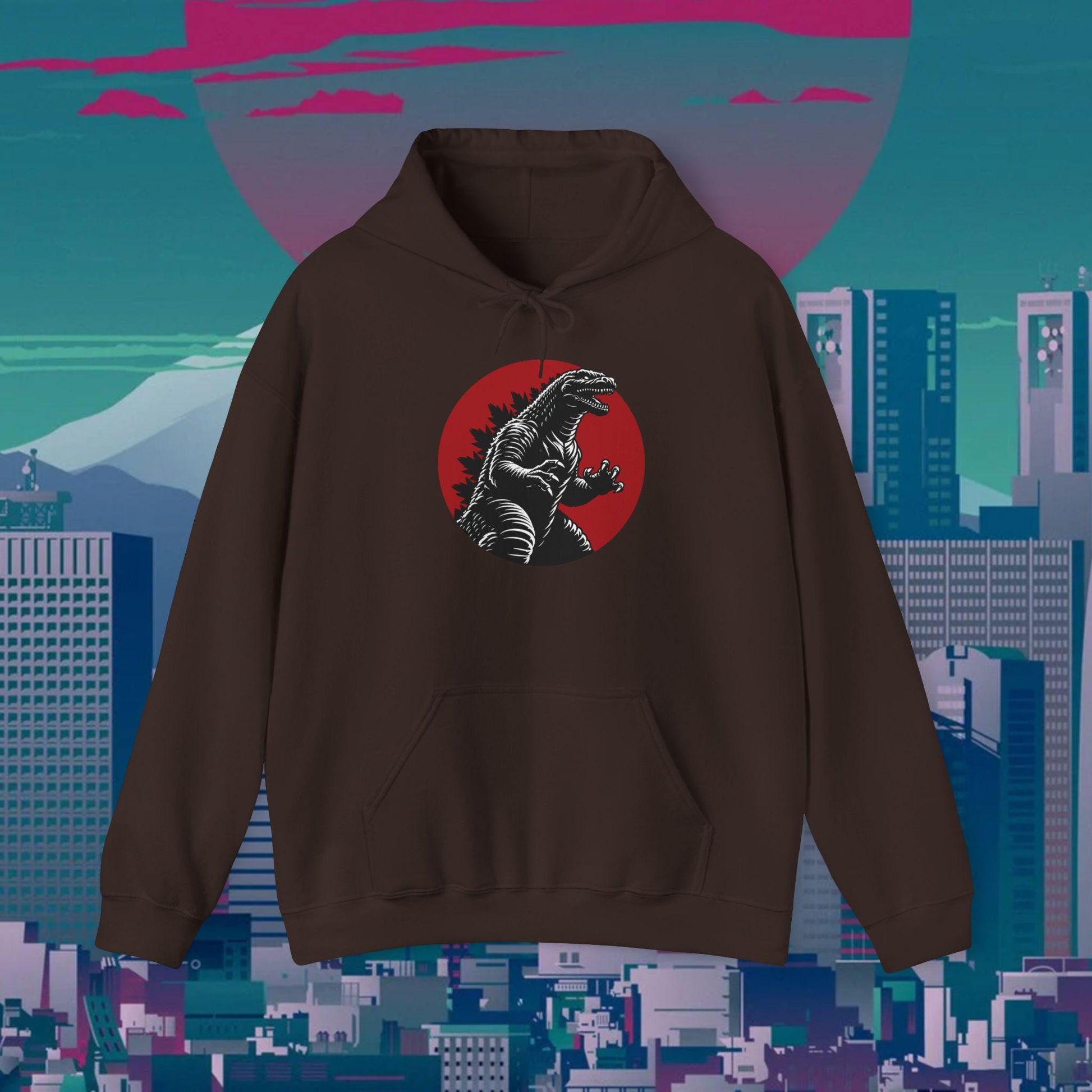 Kaiju Godzilla Hoodie | Japanese Monster Graphic Unisex Hoodie