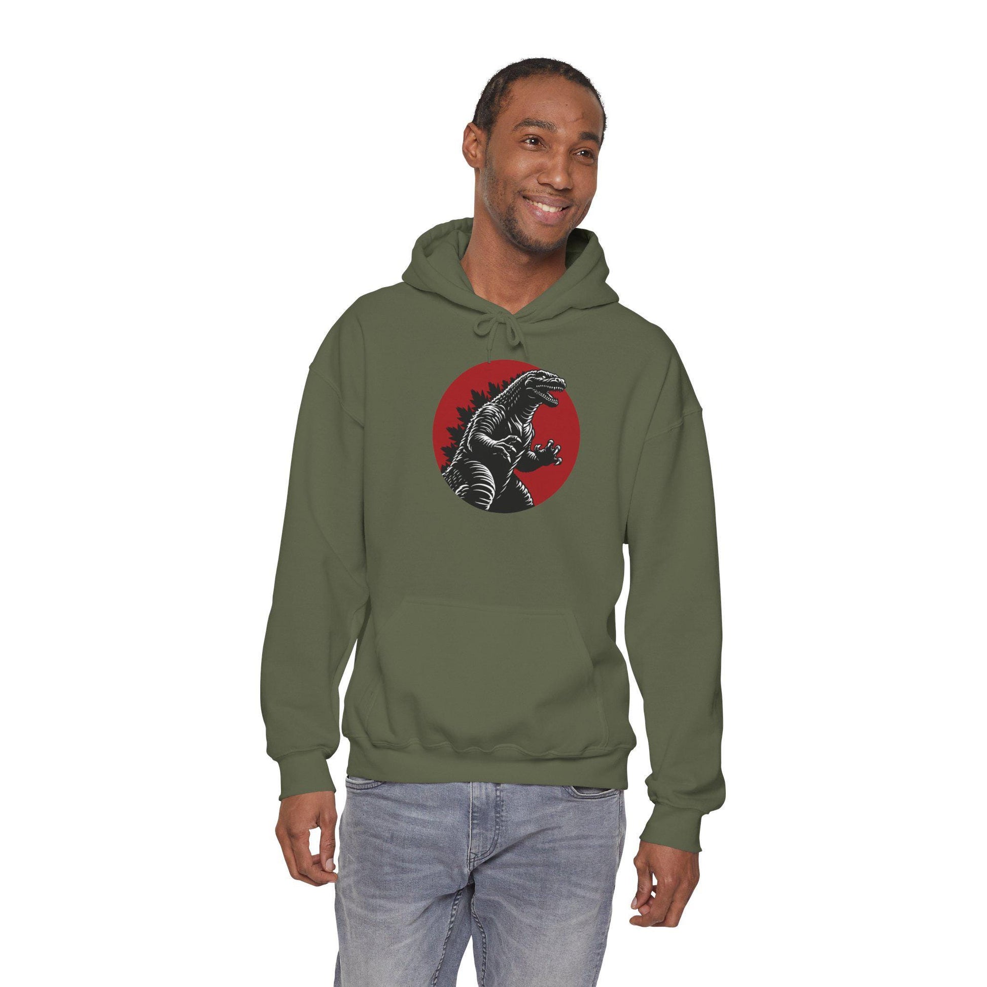 Kaiju Godzilla Hoodie | Japanese Monster Graphic Unisex Hoodie