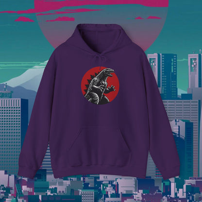 Kaiju Godzilla Hoodie | Japanese Monster Graphic Unisex Hoodie
