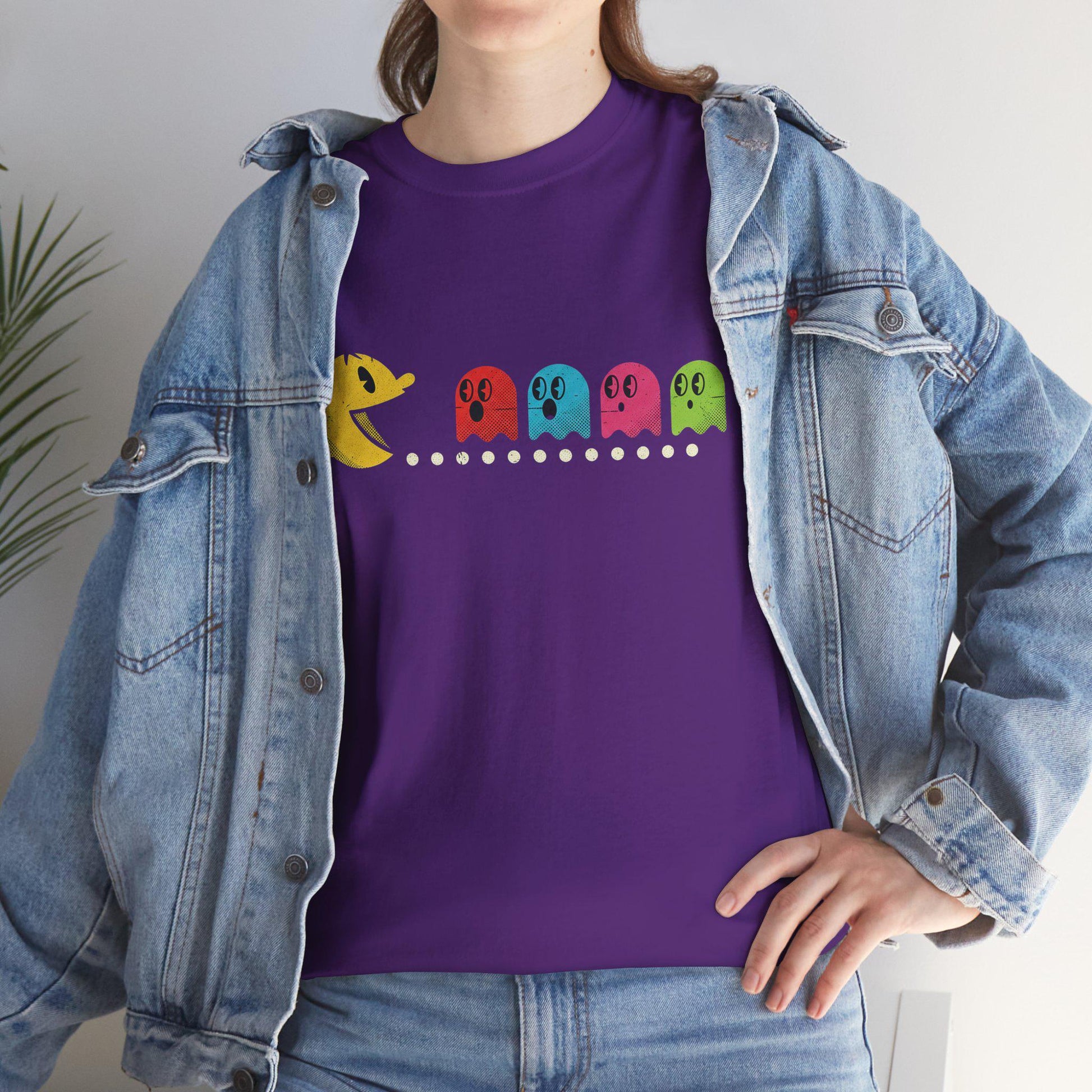 Retro Pac-Man Ghost T-Shirt | Classic Arcade Gamer Tee