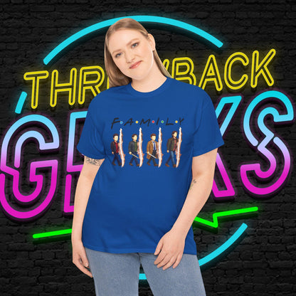 SPN Family Rift Travelers Shirt | Found Family Hunter Lineup Tee | Fan-Inspired TV Roadtrip Graphic | Gildan 5000 Unisex (Light Colors)