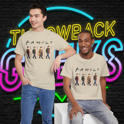 SPN Family Rift Travelers Shirt | Found Family Hunter Lineup Tee | Fan-Inspired TV Roadtrip Graphic | Gildan 5000 Unisex (Light Colors)