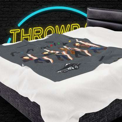 SPN Family Rift Travelers Blanket | Found Family Throw Blanket | Fan-Inspired TV Tribute | Dark Grey Blanket (30x40, 50x60, 60x80)