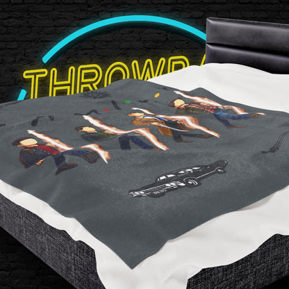 SPN Family Rift Travelers Blanket | Found Family Throw Blanket | Fan-Inspired TV Tribute | Dark Grey Blanket (30x40, 50x60, 60x80)