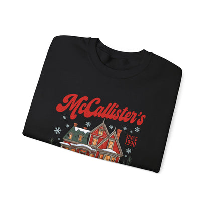 McCallisters Home Security Sweatshirt | Home Alone Inspired Christmas Sweater | Funny 90s Holiday Movie Shirt