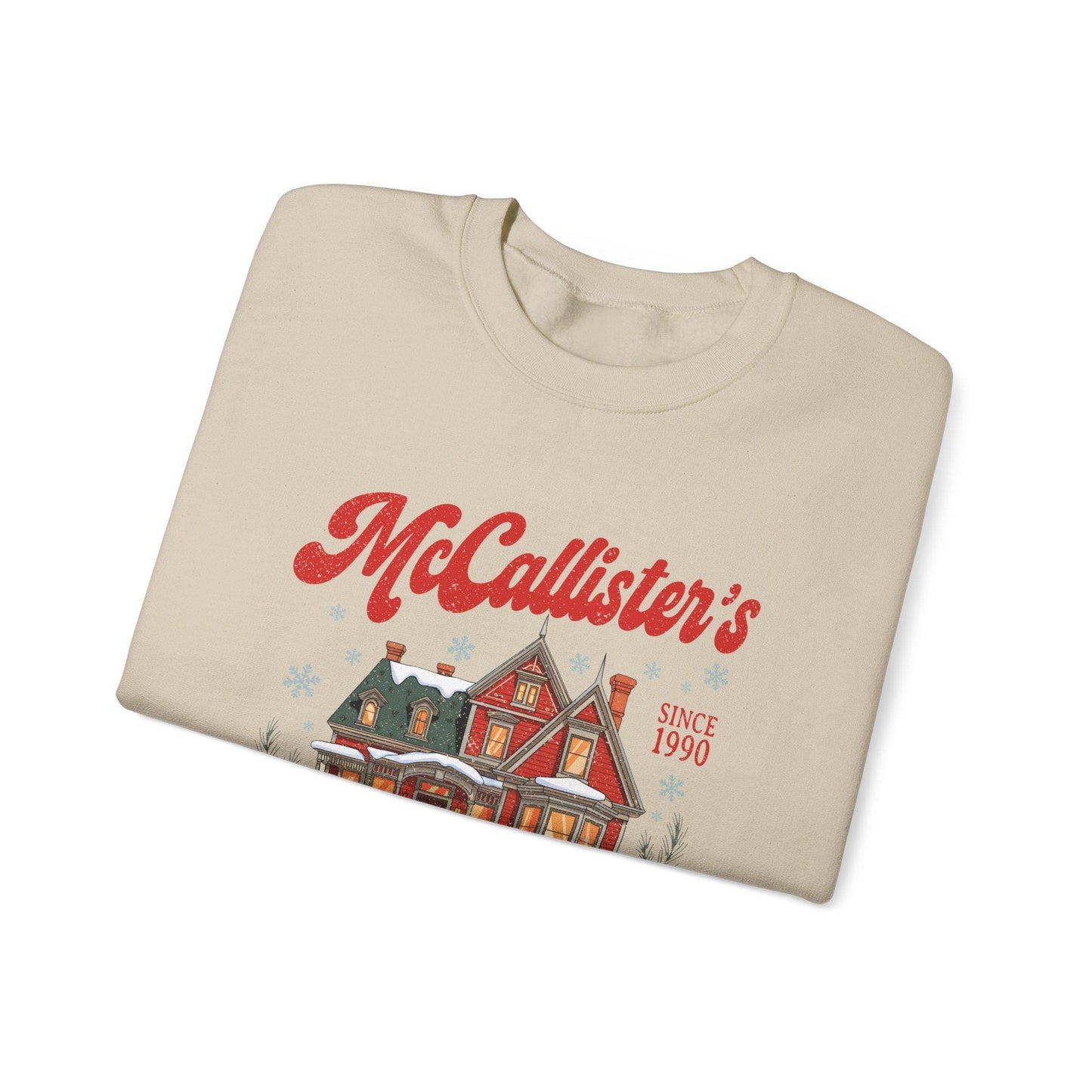 McCallisters Home Security Sweatshirt | Home Alone Inspired Christmas Sweater | Funny 90s Holiday Movie Shirt