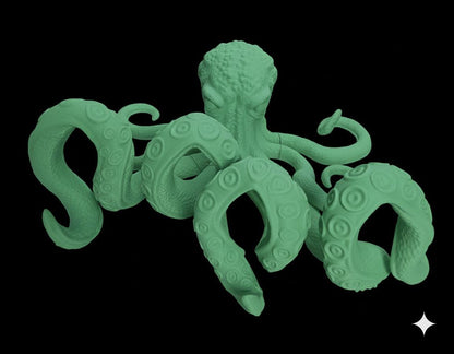 Octopus Headphone & Controller Holder: 3D Printed Gamer Decor