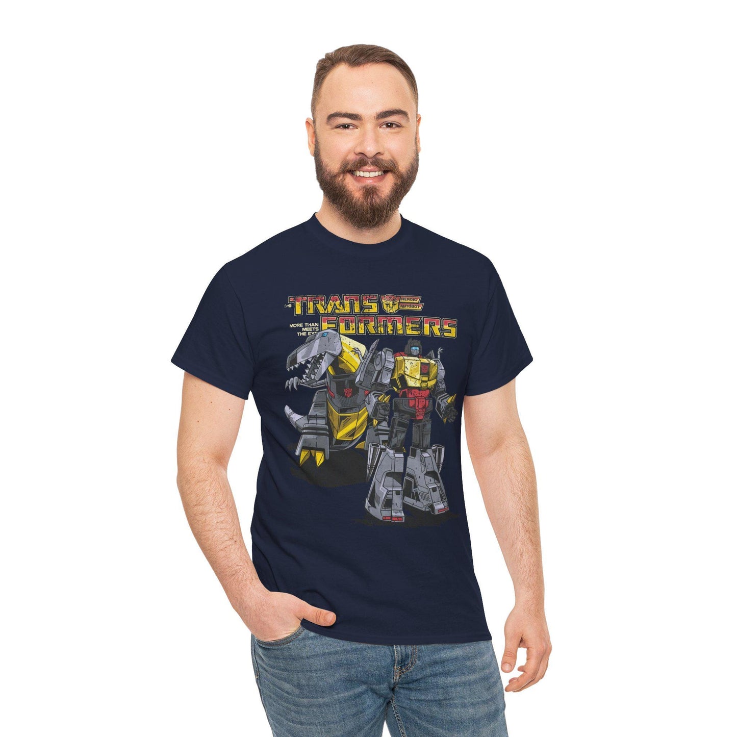 Vintage Transformers Parody T-Shirt | 80s Robot Graphic Tee