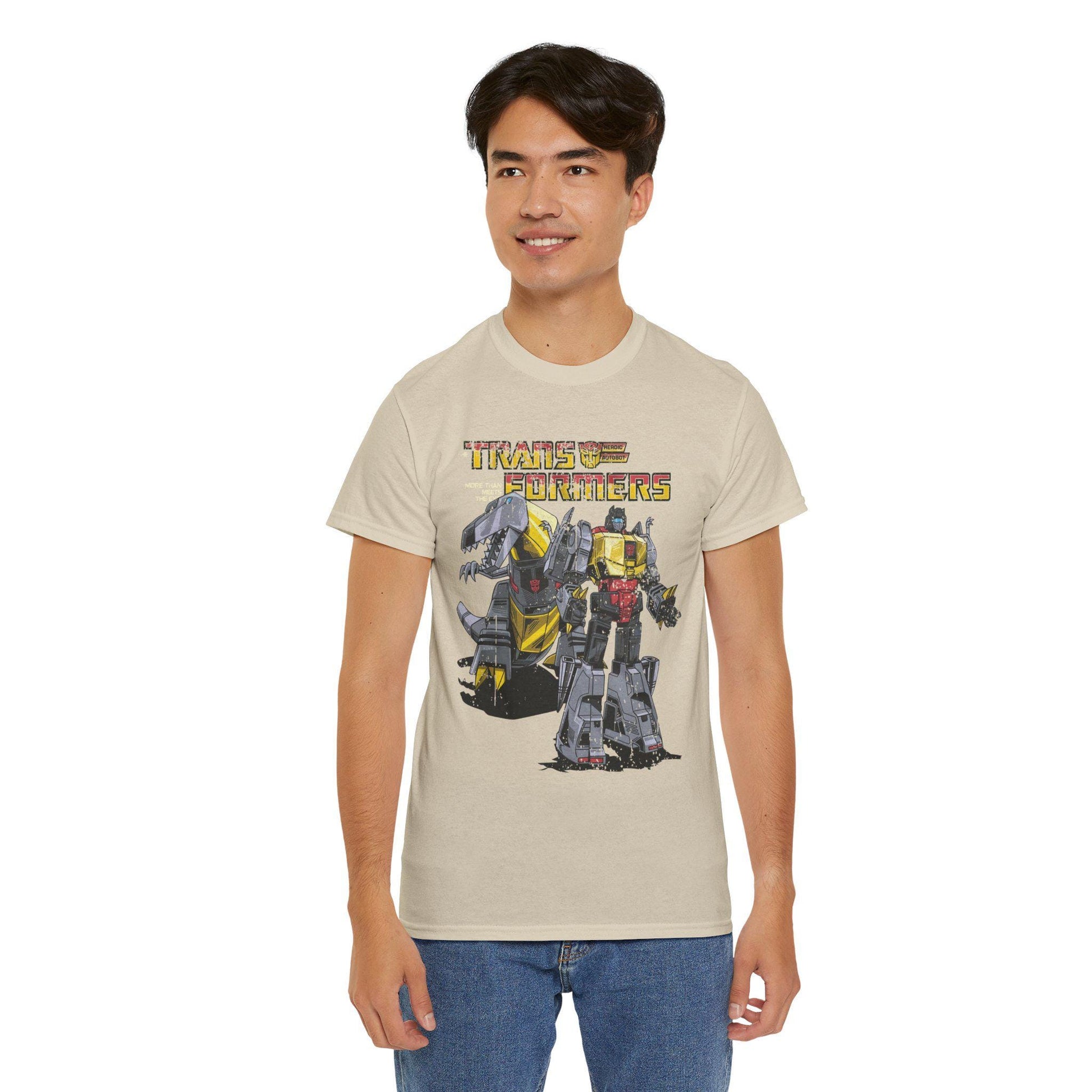Vintage Transformers Parody T-Shirt | 80s Robot Graphic Tee