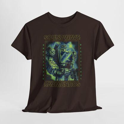 Vintage Soundwave Shirt | Retro Transformers Decepticon Tee | Distressed 80s Cartoon Robot T-Shirt