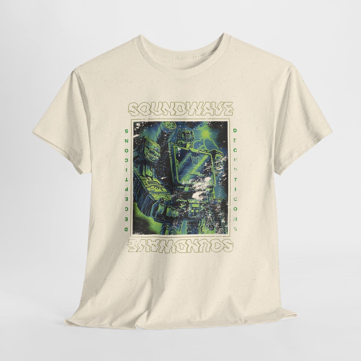 Vintage Soundwave Shirt | Retro Transformers Decepticon Tee | Distressed 80s Cartoon Robot T-Shirt