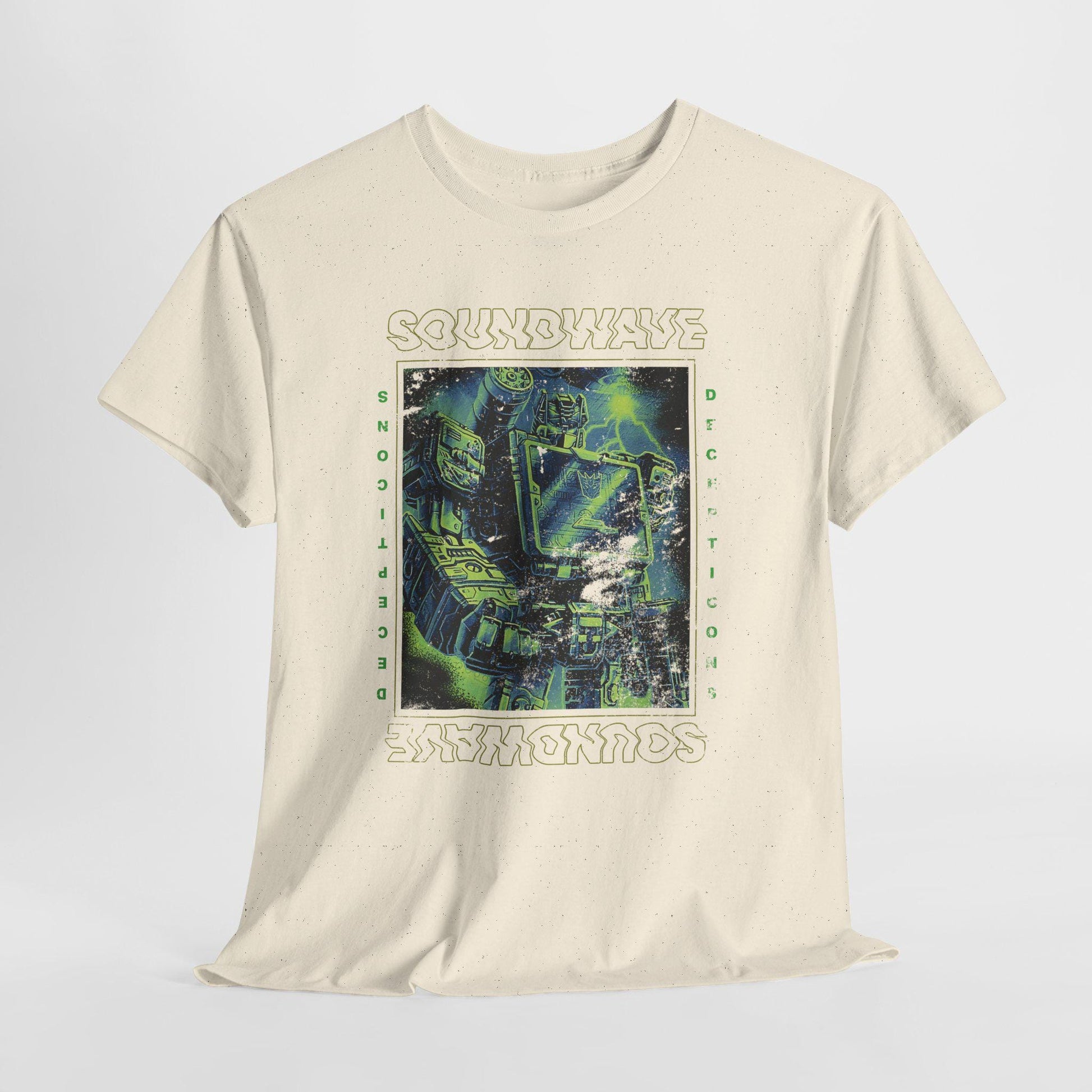 Vintage Soundwave Shirt | Retro Transformers Decepticon Tee | Distressed 80s Cartoon Robot T-Shirt