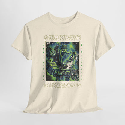 Vintage Soundwave Shirt | Retro Transformers Decepticon Tee | Distressed 80s Cartoon Robot T-Shirt