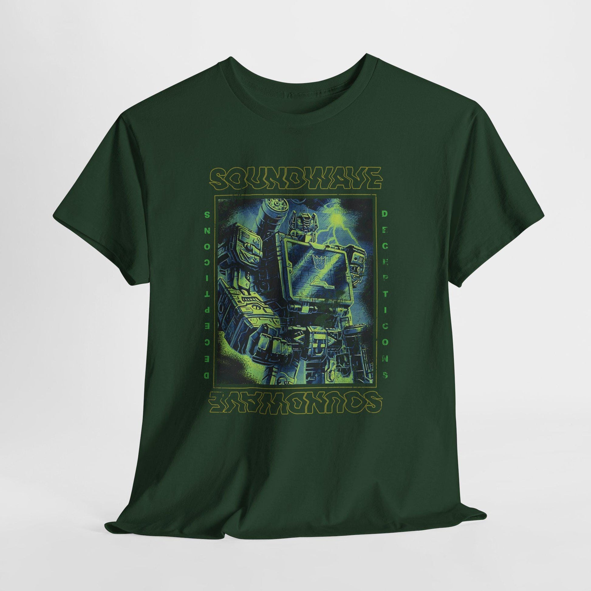 Vintage Soundwave Shirt | Retro Transformers Decepticon Tee | Distressed 80s Cartoon Robot T-Shirt