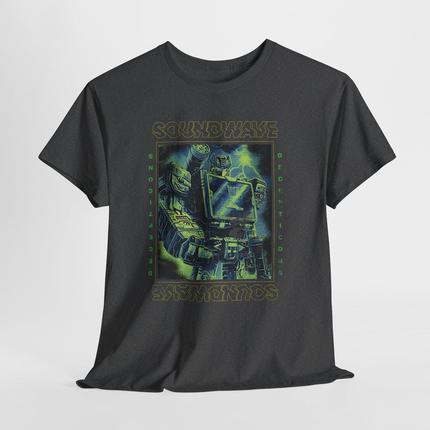 Vintage Soundwave Shirt | Retro Transformers Decepticon Tee | Distressed 80s Cartoon Robot T-Shirt