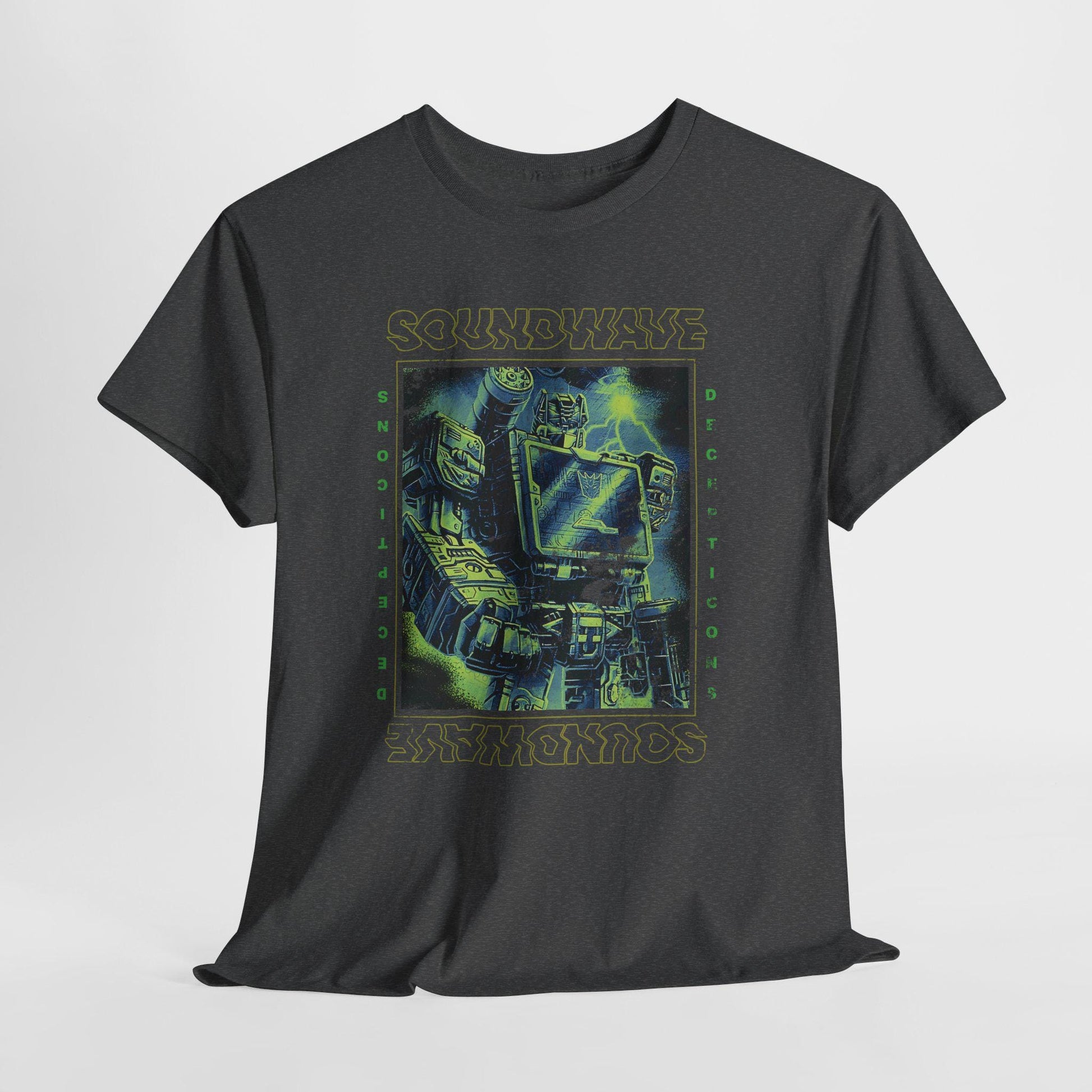 Vintage Soundwave Shirt | Retro Transformers Decepticon Tee | Distressed 80s Cartoon Robot T-Shirt