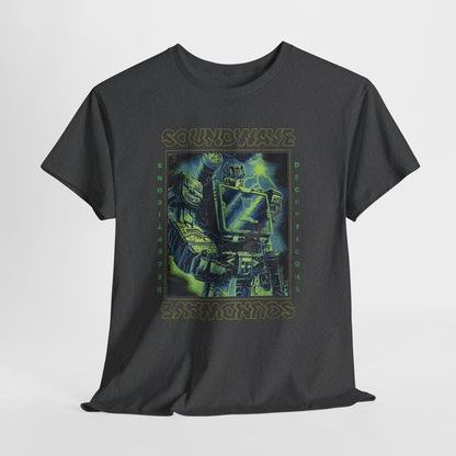 Vintage Soundwave Shirt | Retro Transformers Decepticon Tee | Distressed 80s Cartoon Robot T-Shirt