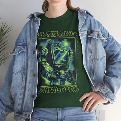 Vintage Soundwave Shirt | Retro Transformers Decepticon Tee | 80s Cartoon Robot T-Shirt