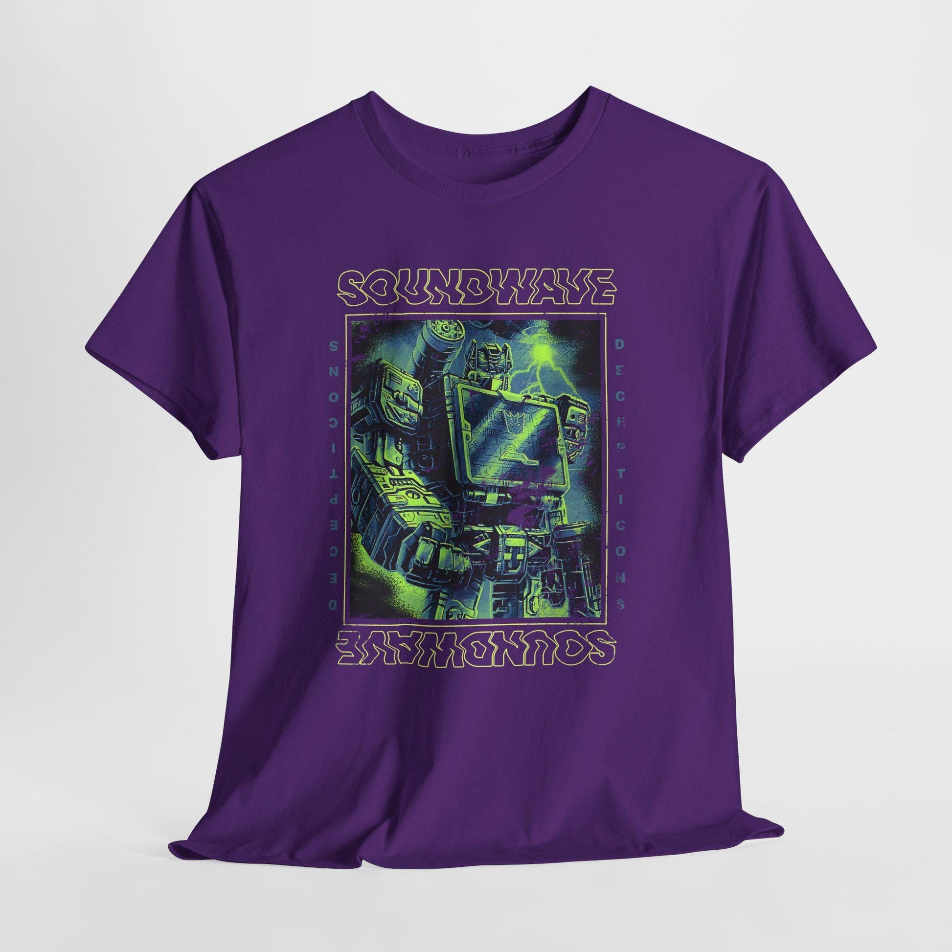 Vintage Soundwave Shirt | Retro Transformers Decepticon Tee | 80s Cartoon Robot T-Shirt