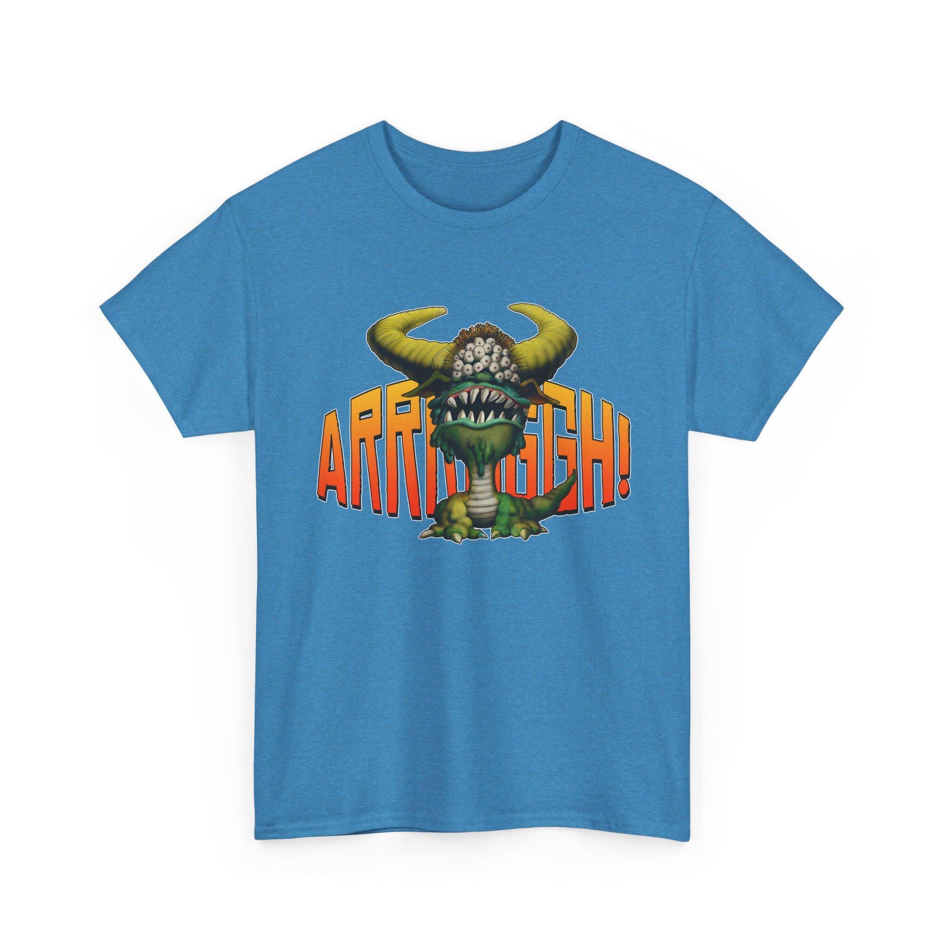 Cave Beast of Arrrgh T-Shirt | Retro Fantasy Monster Tee | Distressed Vintage Graphic Shirt