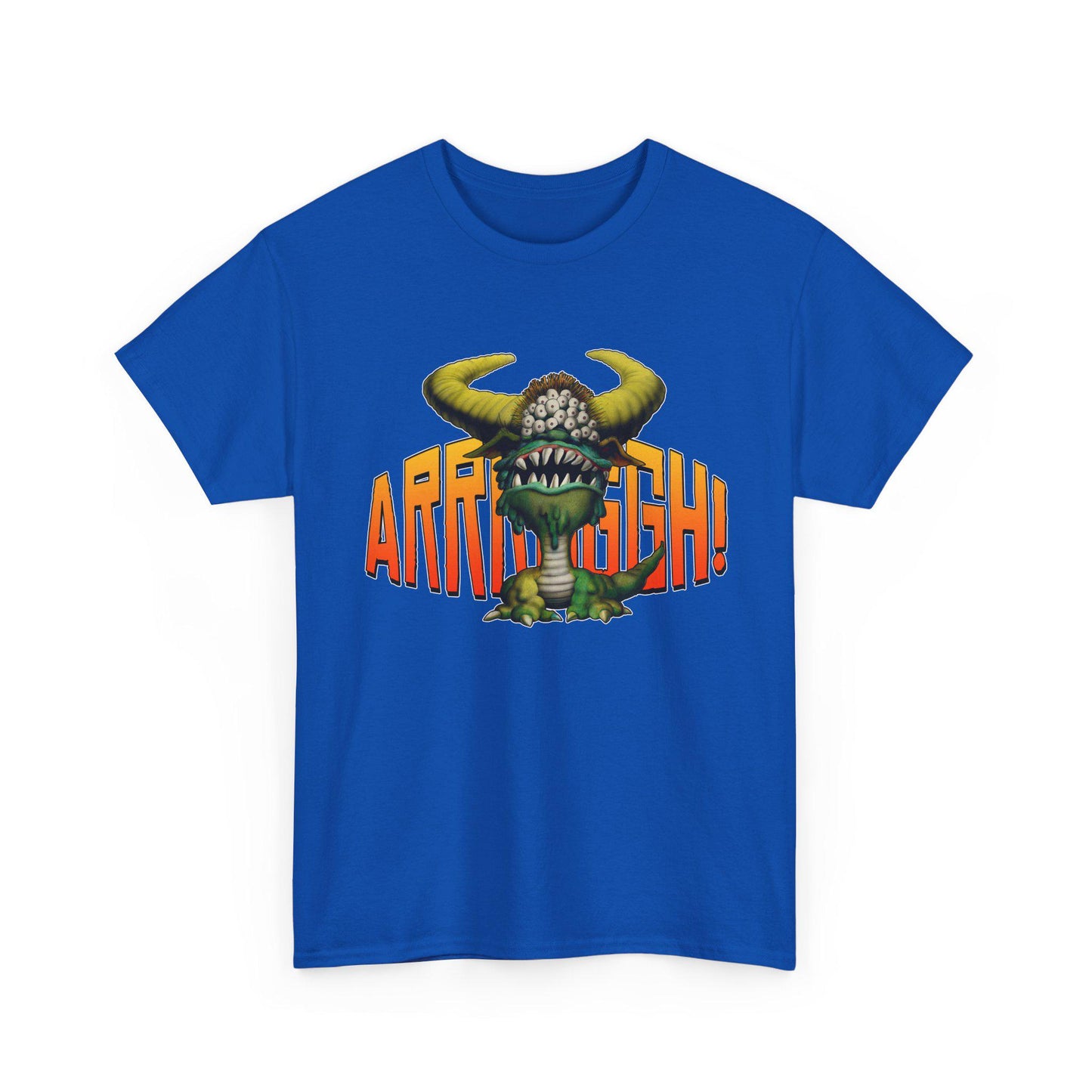 Cave Beast of Arrrgh T-Shirt | Retro Fantasy Monster Tee | Distressed Vintage Graphic Shirt