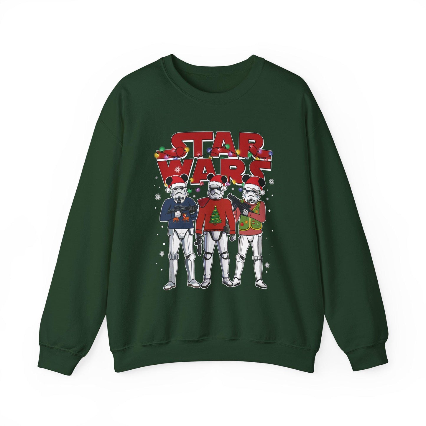 Stormtrooper Ugly Christmas Sweatshirt | Star Wars Holiday Sweater | Funny Stormtroopers Xmas Shirt