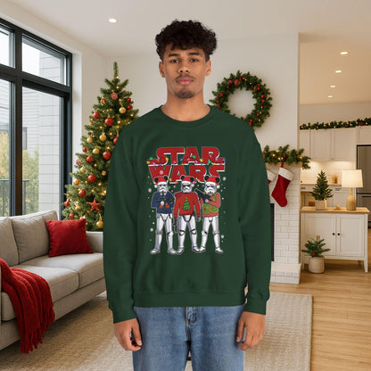 Stormtrooper Ugly Christmas Sweatshirt | Star Wars Holiday Sweater | Funny Stormtroopers Xmas Shirt