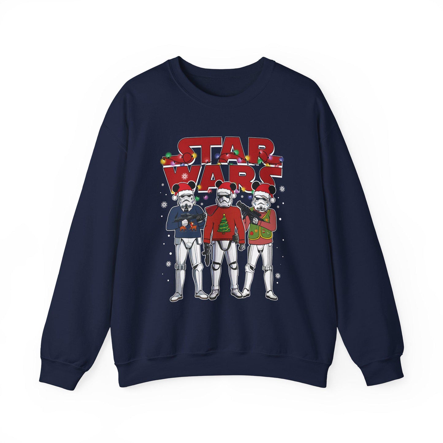 Stormtrooper Ugly Christmas Sweatshirt | Star Wars Holiday Sweater | Funny Stormtroopers Xmas Shirt