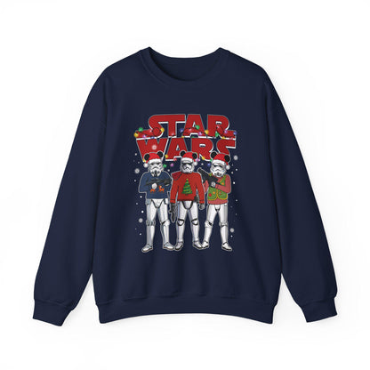 Stormtrooper Ugly Christmas Sweatshirt | Star Wars Holiday Sweater | Funny Stormtroopers Xmas Shirt