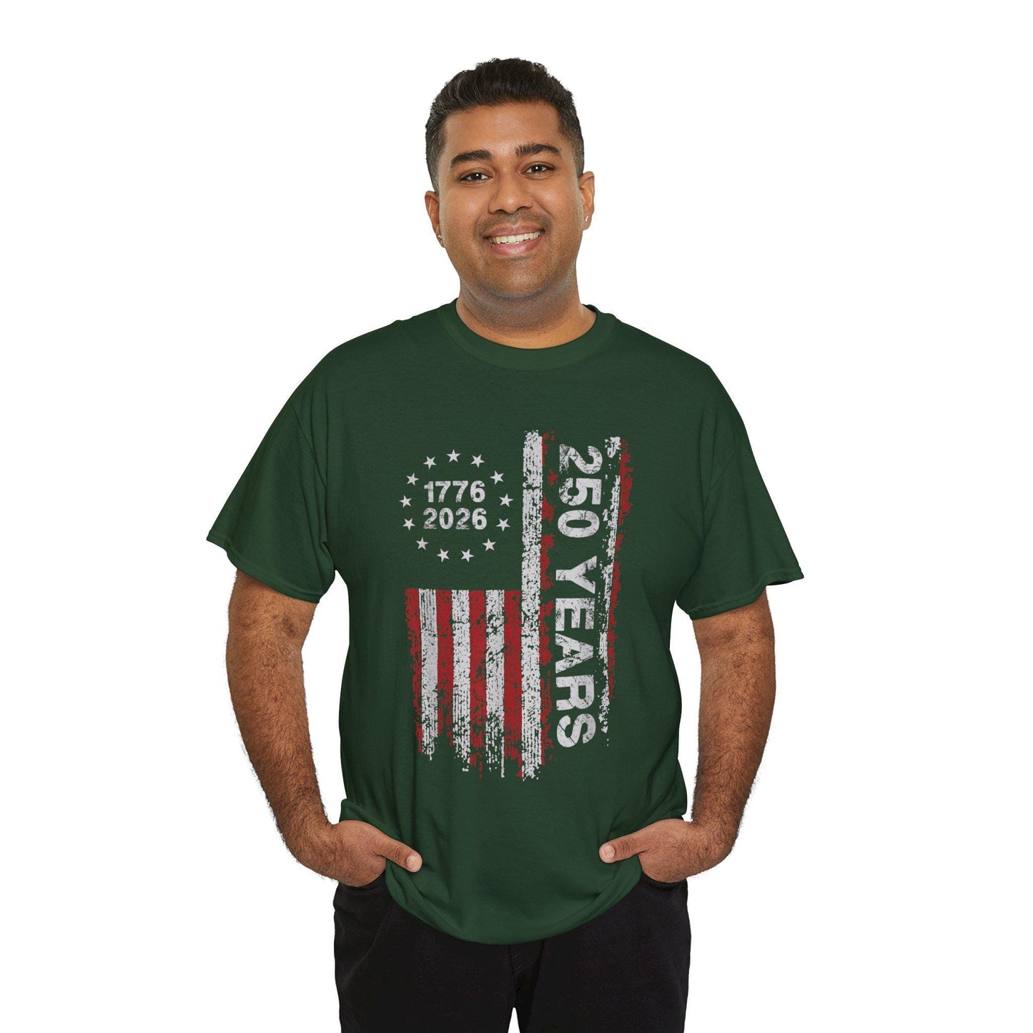 250th Anniversary Shirt | 1776 2026 Patriotic T Shirt | Vintage USA Flag Tee | America 250 Years Gift