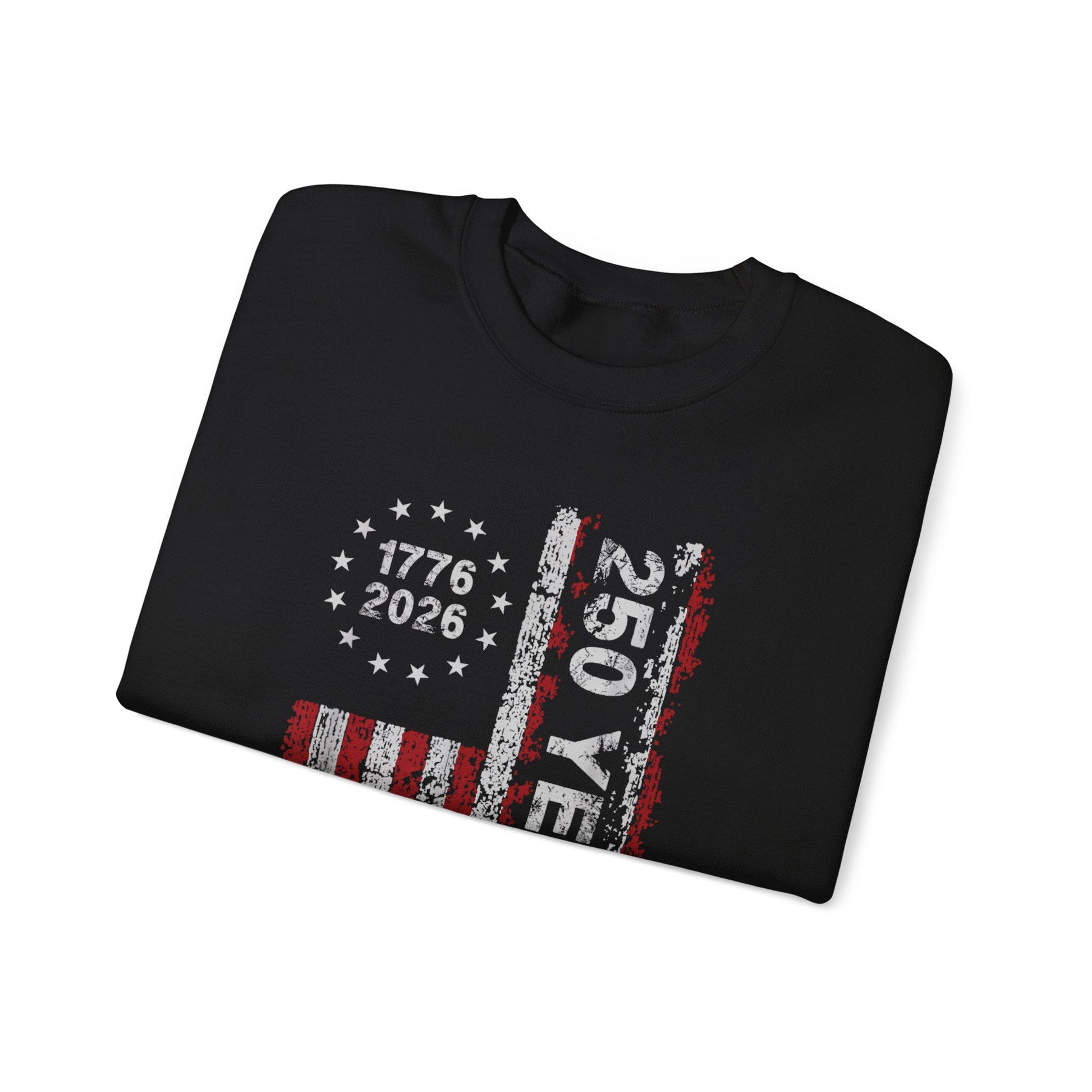 250th Anniversary Sweatshirt | 1776 2026 Patriotic Crewneck | Vintage USA Flag Pullover | America 250 Years Gift