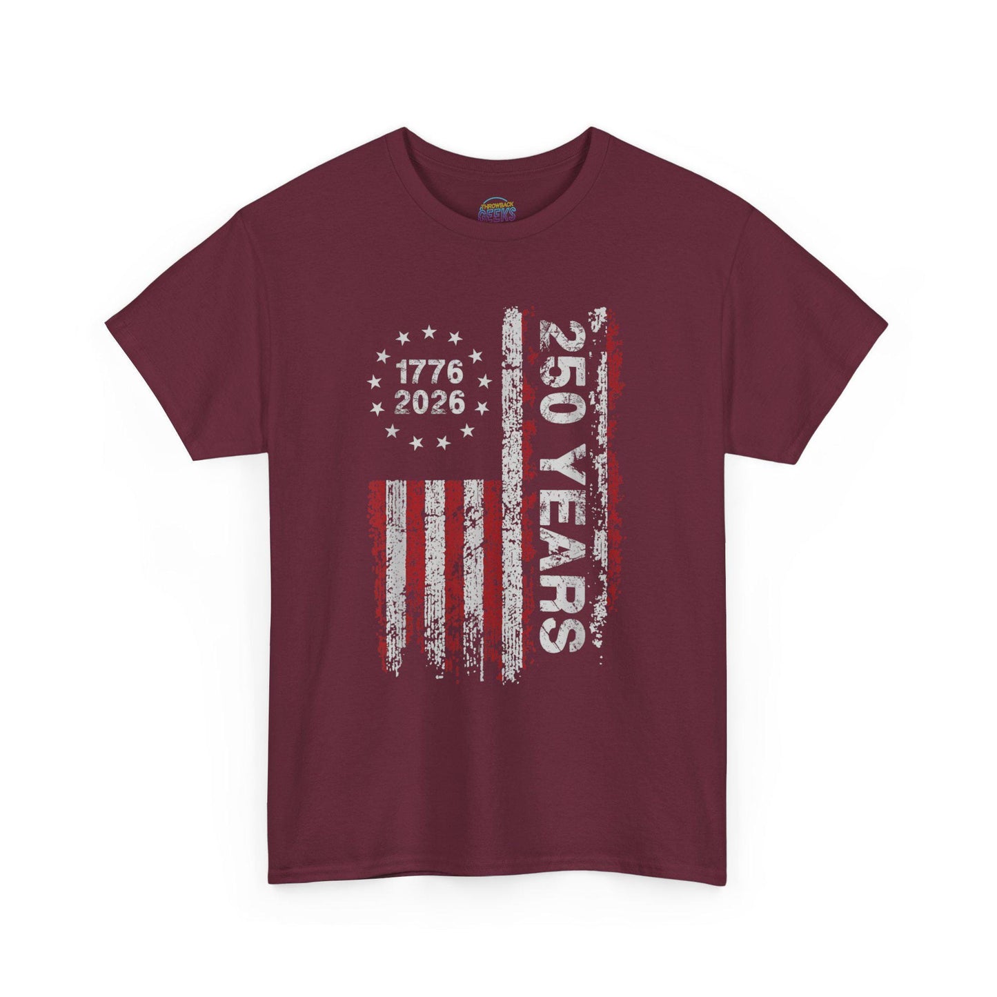 250th Anniversary Shirt | 1776 2026 Patriotic T Shirt | Vintage USA Flag Tee | America 250 Years Gift