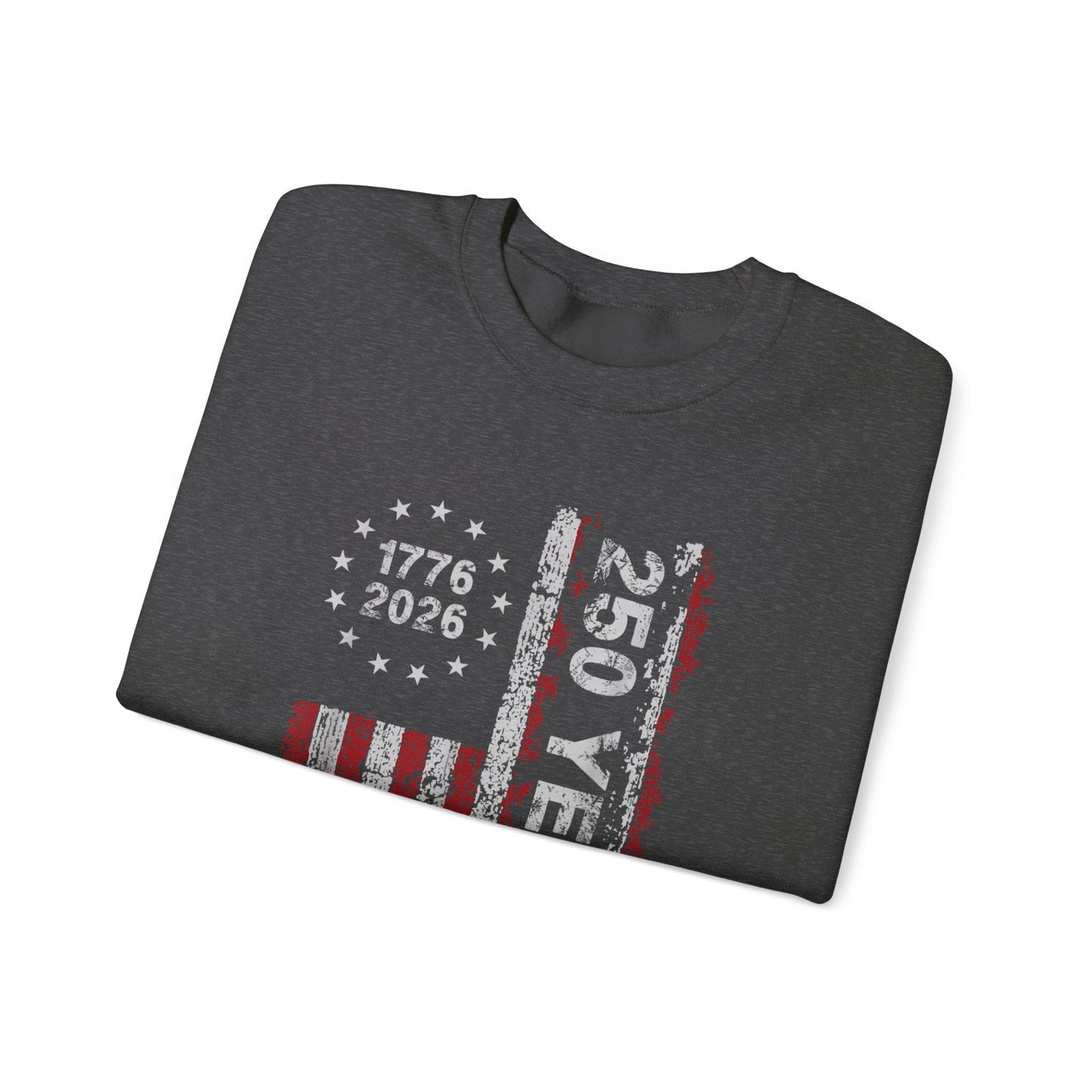 250th Anniversary Sweatshirt | 1776 2026 Patriotic Crewneck | Vintage USA Flag Pullover | America 250 Years Gift