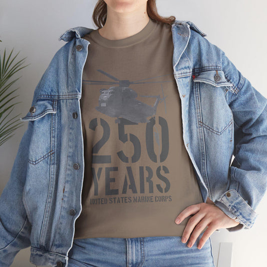 250 Years Military Tee | Helicopter Graphic Shirt | 250th Anniversary Design | Veteran Gift