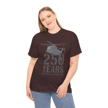 250 Years Military Tee | Helicopter Graphic Shirt | 250th Anniversary Design | Veteran Gift