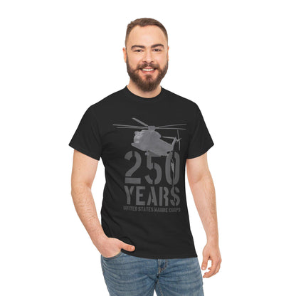 250 Years Military Tee | Helicopter Graphic Shirt | 250th Anniversary Design | Veteran Gift