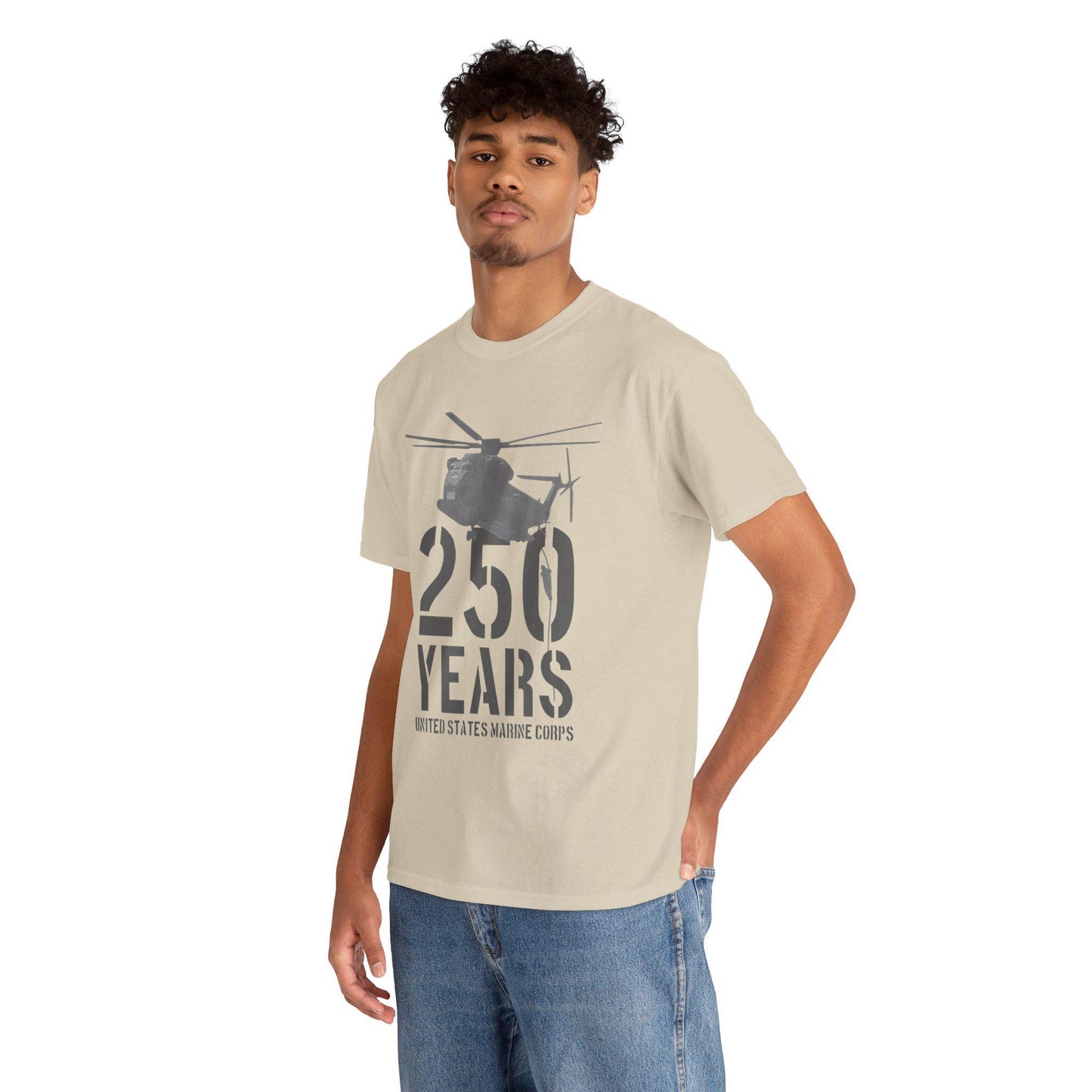 250 Years Military Tee | Helicopter Graphic Shirt | 250th Anniversary Design | Veteran Gift