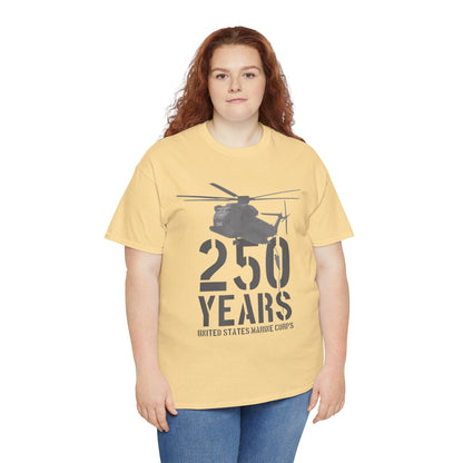 250 Years Military Tee | Helicopter Graphic Shirt | 250th Anniversary Design | Veteran Gift