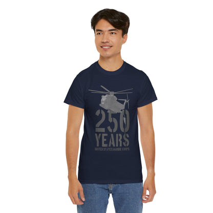 250 Years Military Tee | Helicopter Graphic Shirt | 250th Anniversary Design | Veteran Gift
