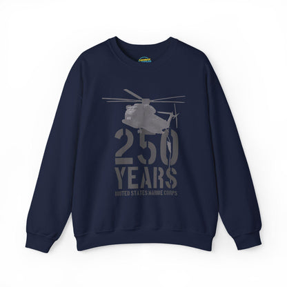 250 Years Military Sweatshirt | Helicopter Crewneck Pullover | 250th Anniversary Design | Veteran Gift