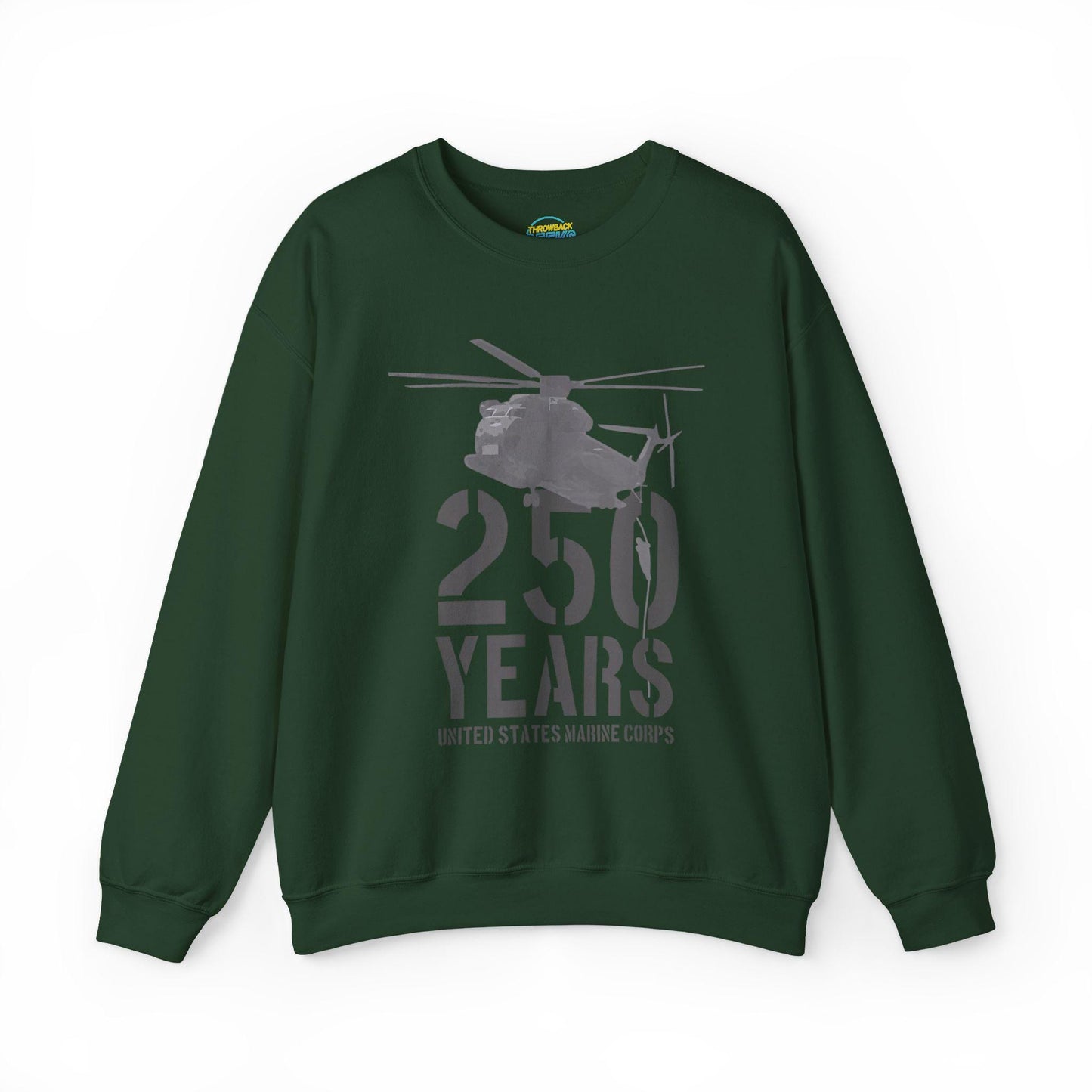 250 Years Military Sweatshirt | Helicopter Crewneck Pullover | 250th Anniversary Design | Veteran Gift