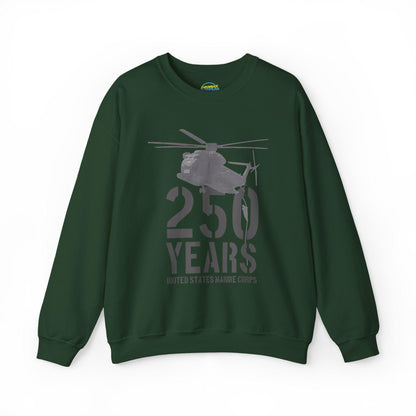 250 Years Military Sweatshirt | Helicopter Crewneck Pullover | 250th Anniversary Design | Veteran Gift