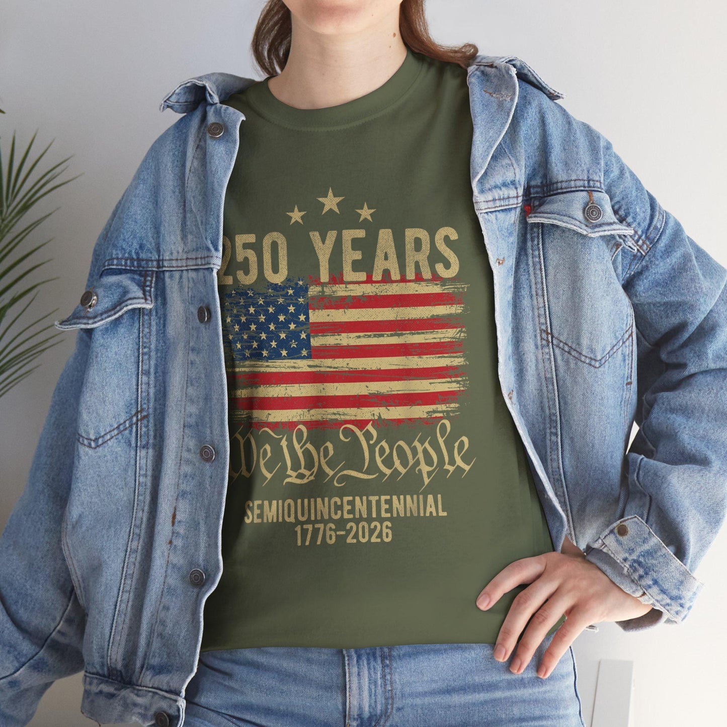 USA 250 Years Shirt | We The People Flag Tee | Semiquincentennial 1776 2026 | Patriotic Gift